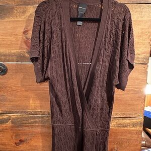 City Chic Chocolate Knit Tunic